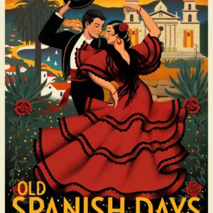 2020 Santa Barbara Old Spanish Days Fiesta Poster