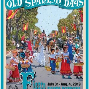 2019 Santa Barbara Old Spanish Days Fiesta Poster
