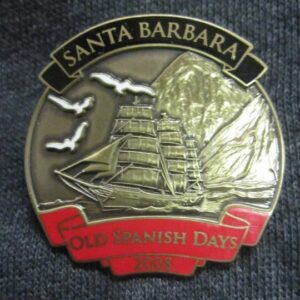 2008 Santa Barbara Old Spanish Days Fiesta Pin