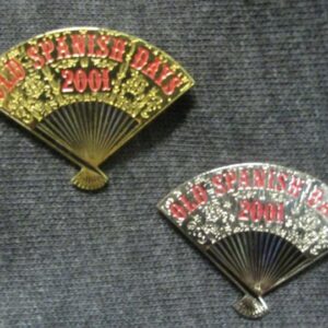 Official 2001 Fiesta Pin - Gold