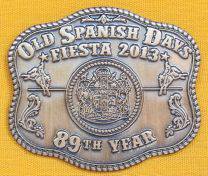 2013 Santa Barbara Old Spanish Days Fiesta Pin