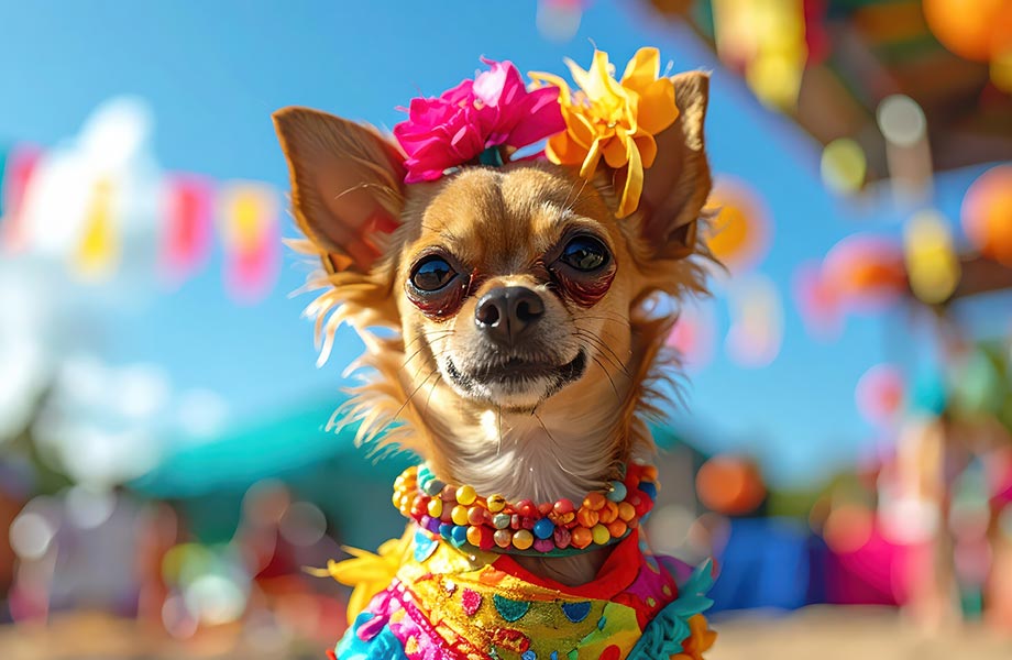 Santa Barbara Fiesta Dog Parade Photo